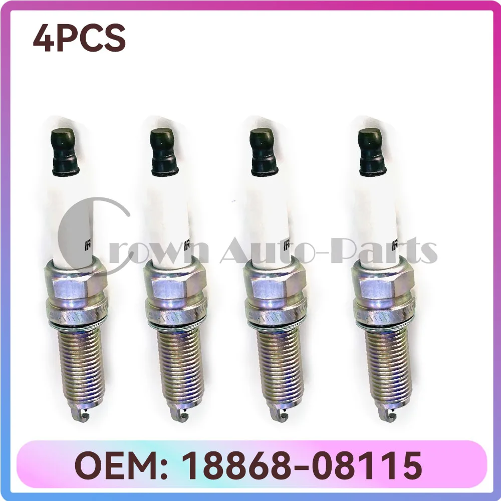 

4PCS Spark Plug 18868-08115 For 17-20 Hyundai Elantra KIA CEED K3 PICANTO RIO 1.4L 1886808115