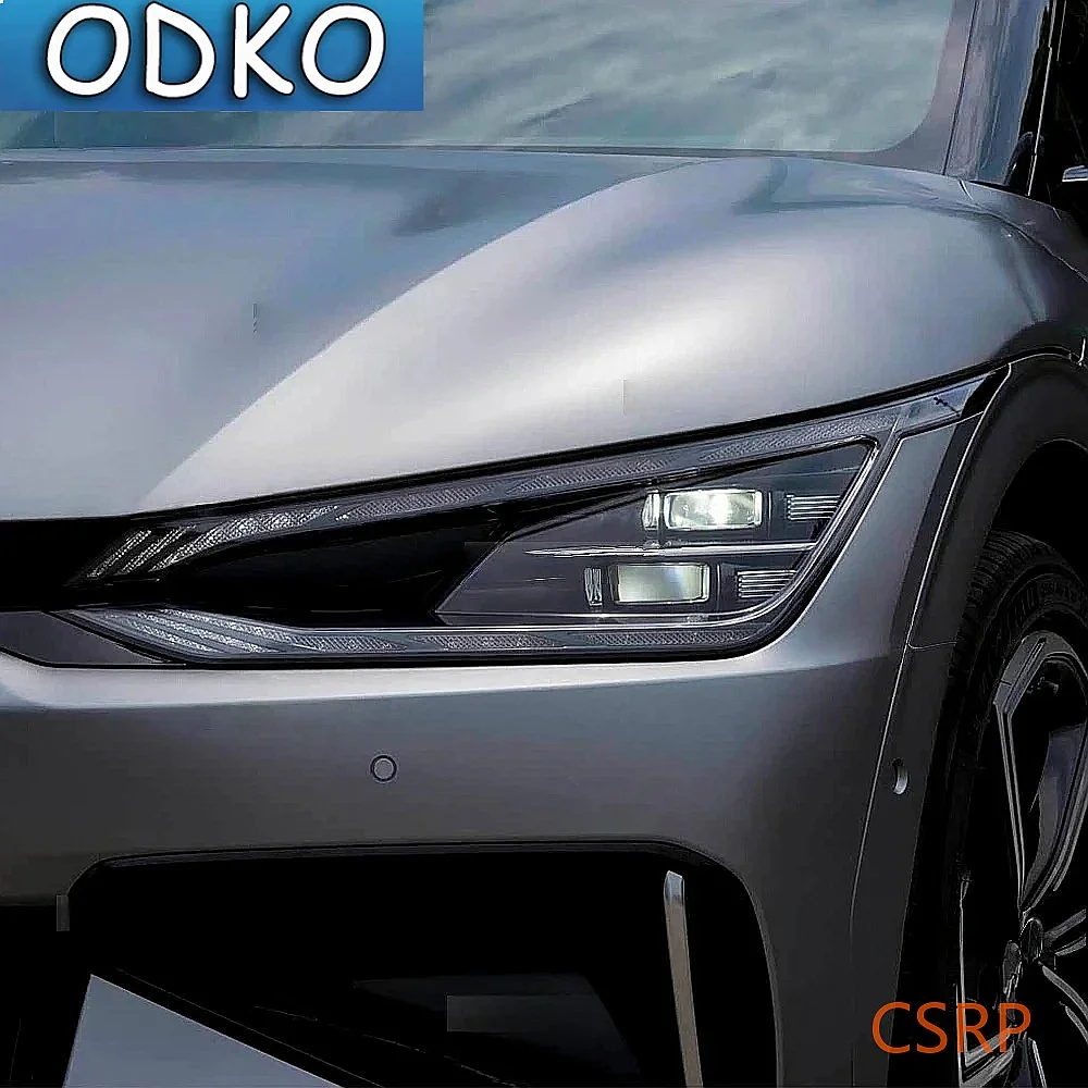 For Kia EV6 GT 2021-2023 Car Exterior Headlight Anti-scratch TPU PPF Protective Film Smoked Clear Repair Accessories Reflt Film