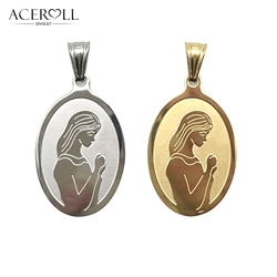 ACEROLL Stainless Steel Pendant of LDS Church Personal Progress Young Women Medal For Mormon