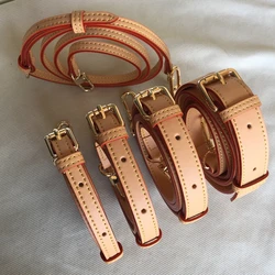 Adjustable 105-120cm Genuine Cow Leather Bag Straps Handbag Handle Wide Belt Shoulder Crossbody Customized Beeswax Bag Strap