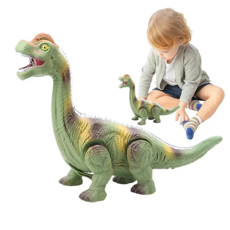 

Dinosaur Toys For Kids Movable Electric Dinosaur Toys With Sound Simulate Dinosaur Sounds Brilliant Lights Flame Spray Design