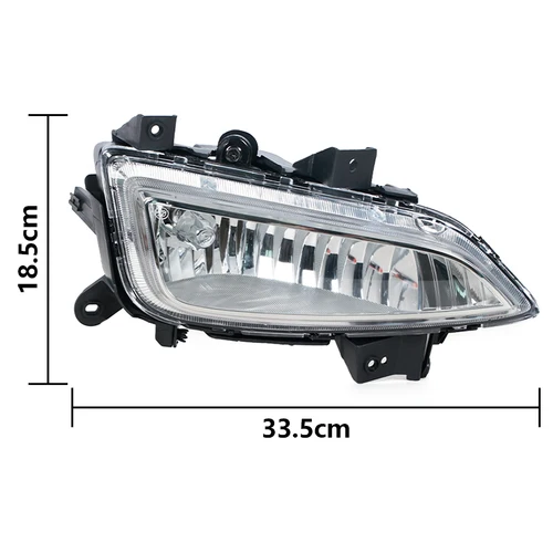 Imagen 2 del producto Lámpara antiniebla para Hyundai ix35 2013 2014 2015 2016 DRL, rejilla de parachoques delantero, lámpara de señal, luces antiniebla de conducción, conjunto de marco de cubierta