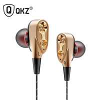 QKZ CK8 Wired Headphones With Microphone 3.5mm Plug In-ear Noise Cancelling Phone Earbuds Gamer Headset Cheap Hearing Aids Hifi