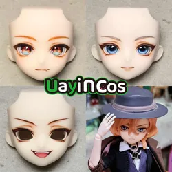 Handmade ob22 Open Eye Face Shell Blank Face Shell White Muscle Without Mouth ob24 Doll Accessories Game Prop Anime Toy Kids