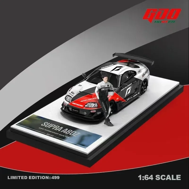 Disponibile GDO 1:64 Supra A80Z NFS Racing Diecast Diorama collezione di modelli di auto giocattoli In miniatura