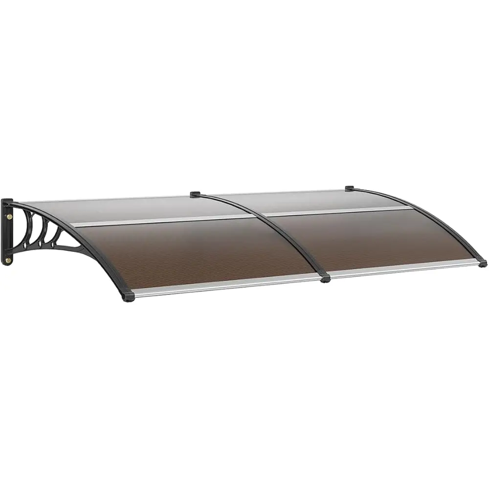 

Window Door Awning Canopy 78"" X 38"", Upf 50+ Polycarbonate Entry Door Outdoor Window Awning Exterior, Front Door Overhang