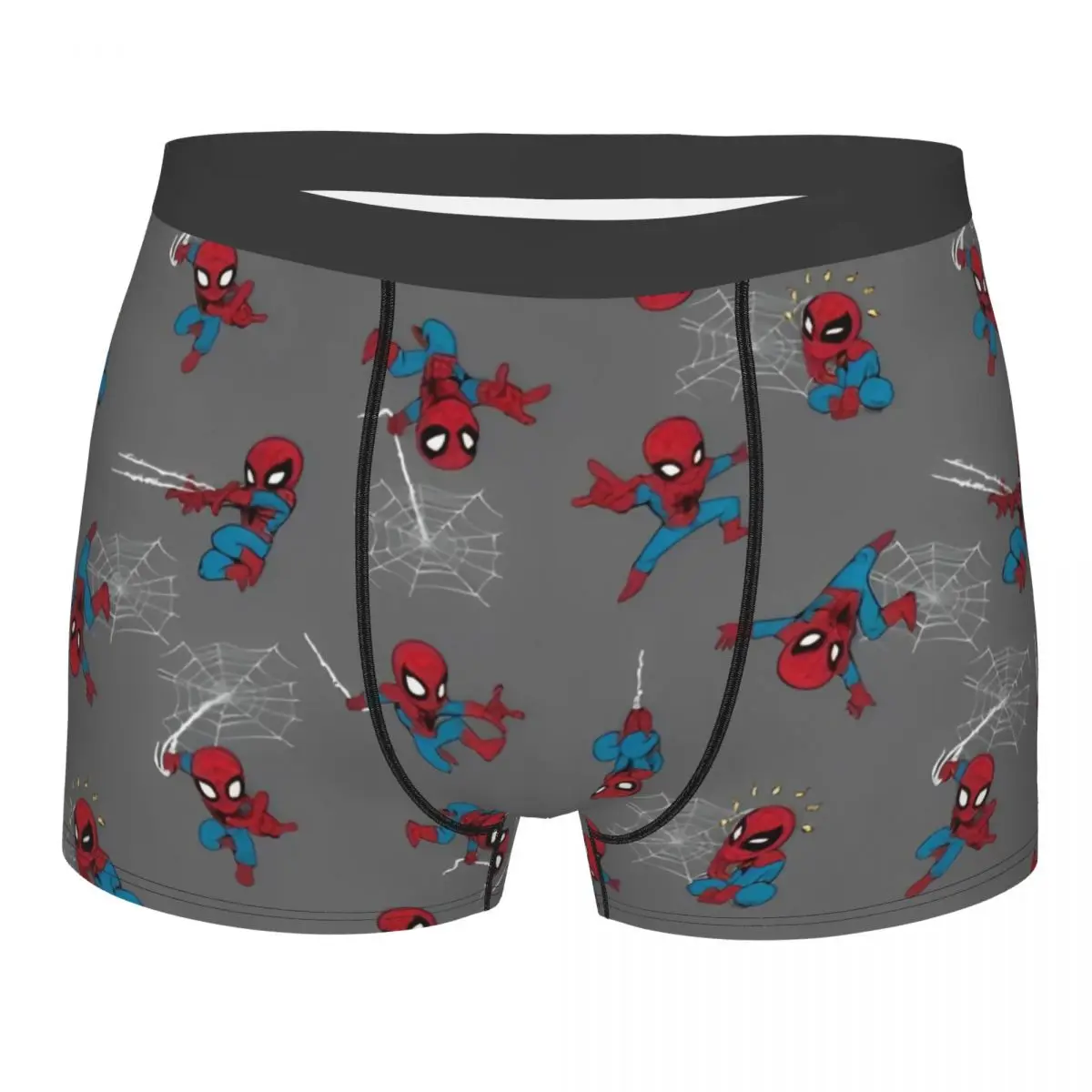 Spider-Man Comic Web Cool Boxers Gag Gift Man Humorous Underwear Cartoon Anime Quilt Underpants Comfortable Boxer Briefs Merch