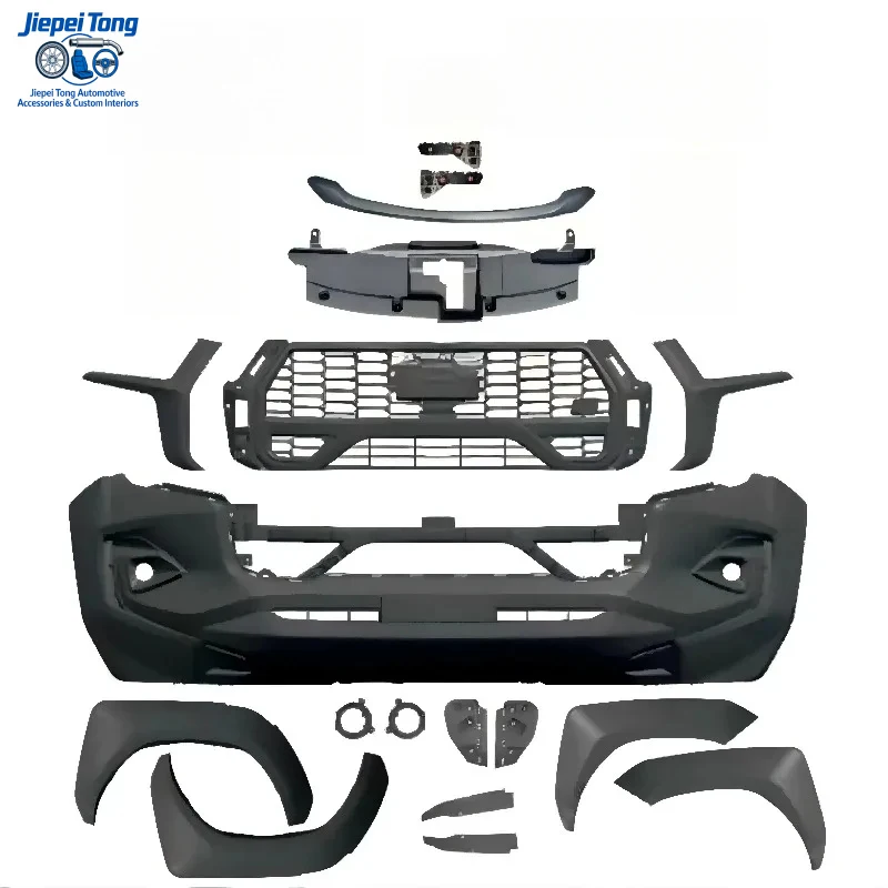 

suitable for Revo 2016-2020 Upgrade to Hilux GR Sport 2023 Style Bodykit Bumper