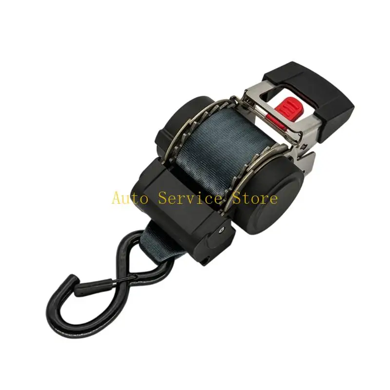 

462A Adjustable Boat Trailer Straps 5cm Nylon Belt Automatic Retraction System For Vehicles
