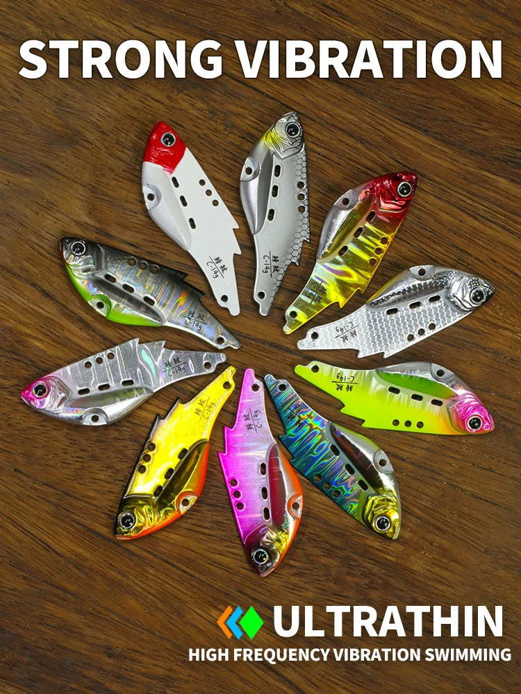 NUNATAK High Frequency Tremor VIB Bass Lure Hard Minnow TROUT Baits 3.5/5G/7G/10G/14G - view 6