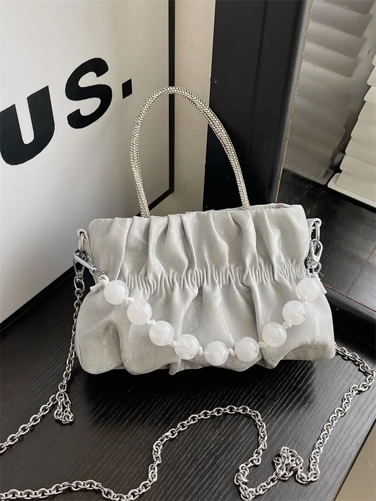 

Casual Simple Vintage Leather Messenger Bag Minimalist Design For Women With High-End Letter Logo Fashion