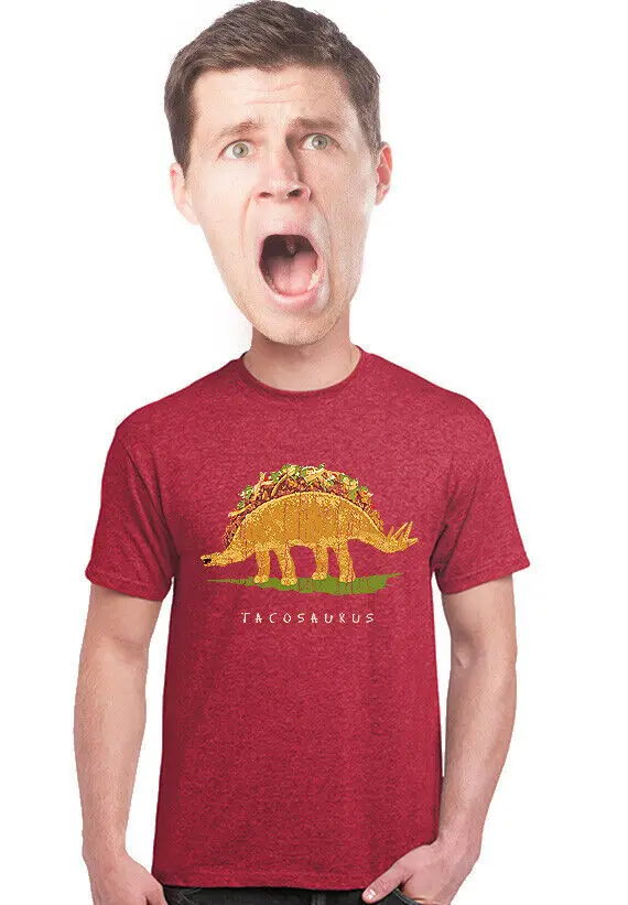 taco t-shirt, dinosaur t-shirt, geeky t-shirt, stegosaurus. foodie gift, dino