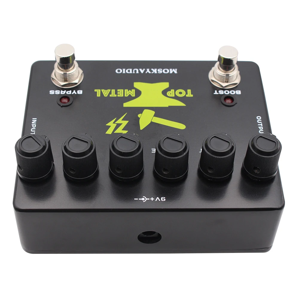 MOSKY TOP METAL Guitar Effects Pedal High Distortion,Booster,-FUZZY, MUFF METAL, Guitar Processor Accessories,NEW