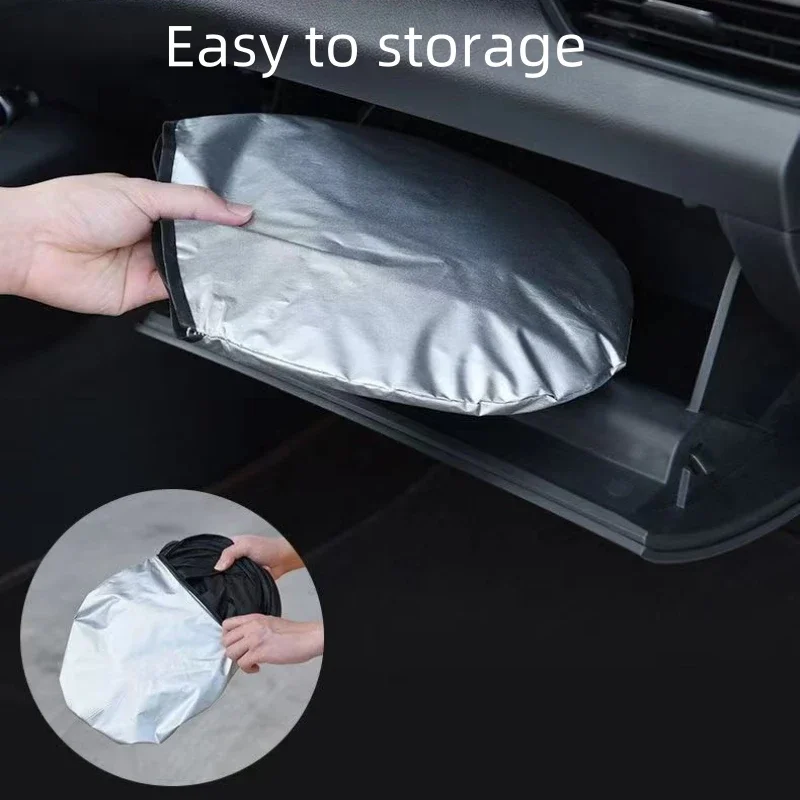 2026 New Car Front Window Sunshade Cover Sun Shade Windshield Visor Windscreen Folding Auto UV Protection Styling Accessories
