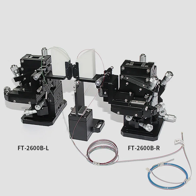 Manual Crossed Roller Positioning Stage Motion Control Systems 5-axis Linear Stages with Rotation