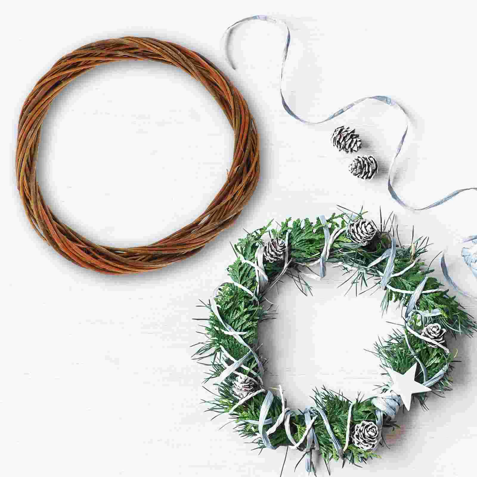 Decor Wreath Wedding Wicker Garland Household Twig Wreaths Brown Willow Quality