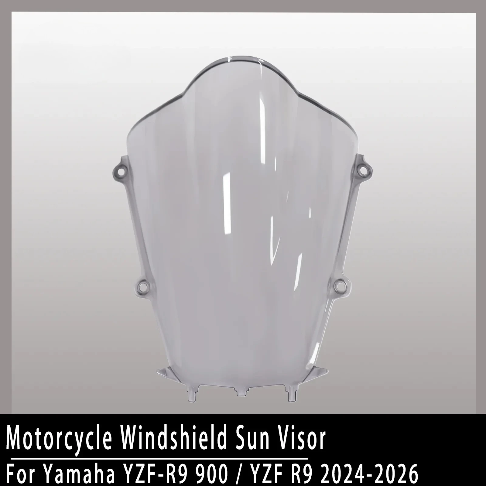 For Yamaha YZF R9 2024 2025 2026 YZF-R9 900 Motorcycle Windshield Double Bubble Fairing Spoiler Accessory