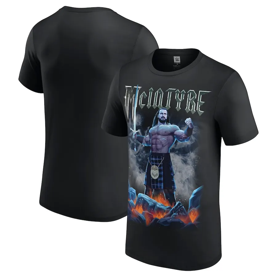 Men's Black McIntyre Battle Pose T-Shirt