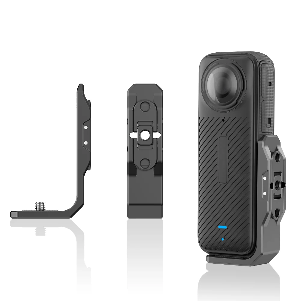 Support rapide en alliage d'aluminium pour caméra de sport Insta360, support de clip, accessoires, partenaires de prise de vue