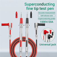 ANENG 20A Multimeter Test Leads Probe 1000V Silicone Wire Needle Tip Universal Meter Probes Pen Digital Multimeter Accessories