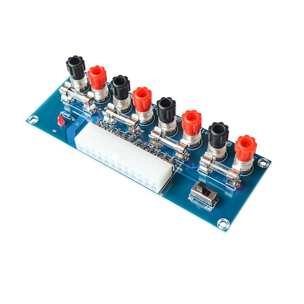 XH-M229 Desktop PC Power Board ATX Benchtop Supply Transfer Board 24 Pin Power Supply Test Module