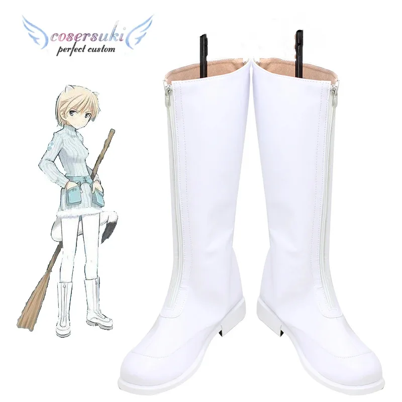 

Strike Witches Nikka Edvardine Katajainen Cosplay Shoes Boots Professional Handmade ! Perfect Custom for You !