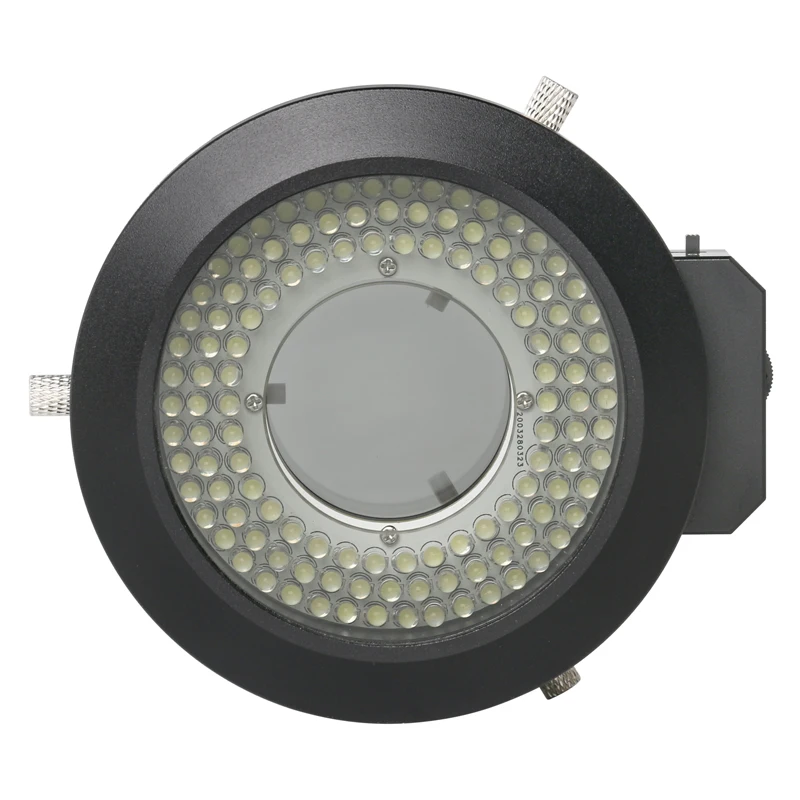 Microscope Illuminator 120pcs LED Ring Lights Diameter 62mm With Polarizer Adjustable Light Source Polarized Lamp Polarized Lens