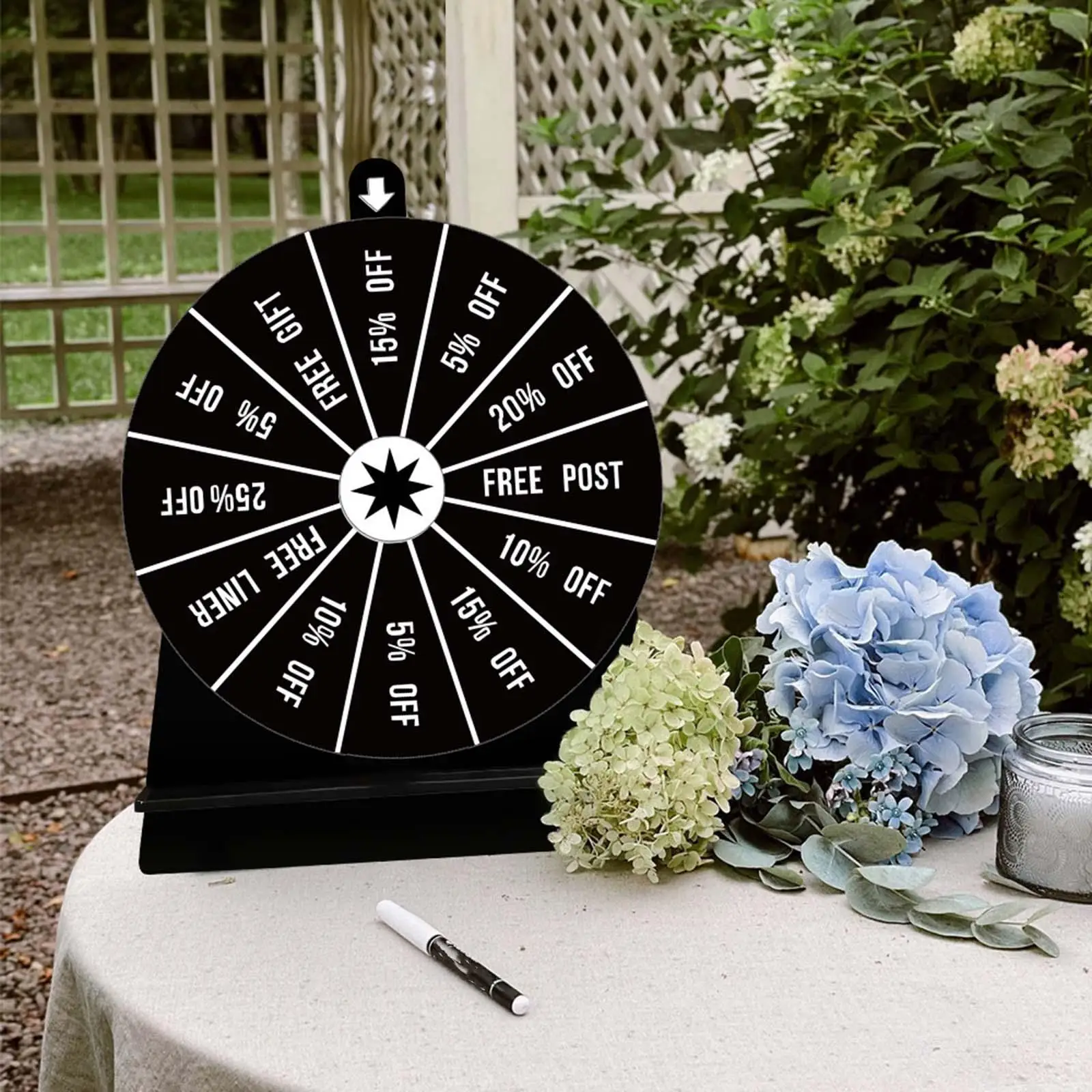 Game Wheels Double Sided Acrylic Turntable Drinking Game Board for Party Favors KTV Bar Cafe Use