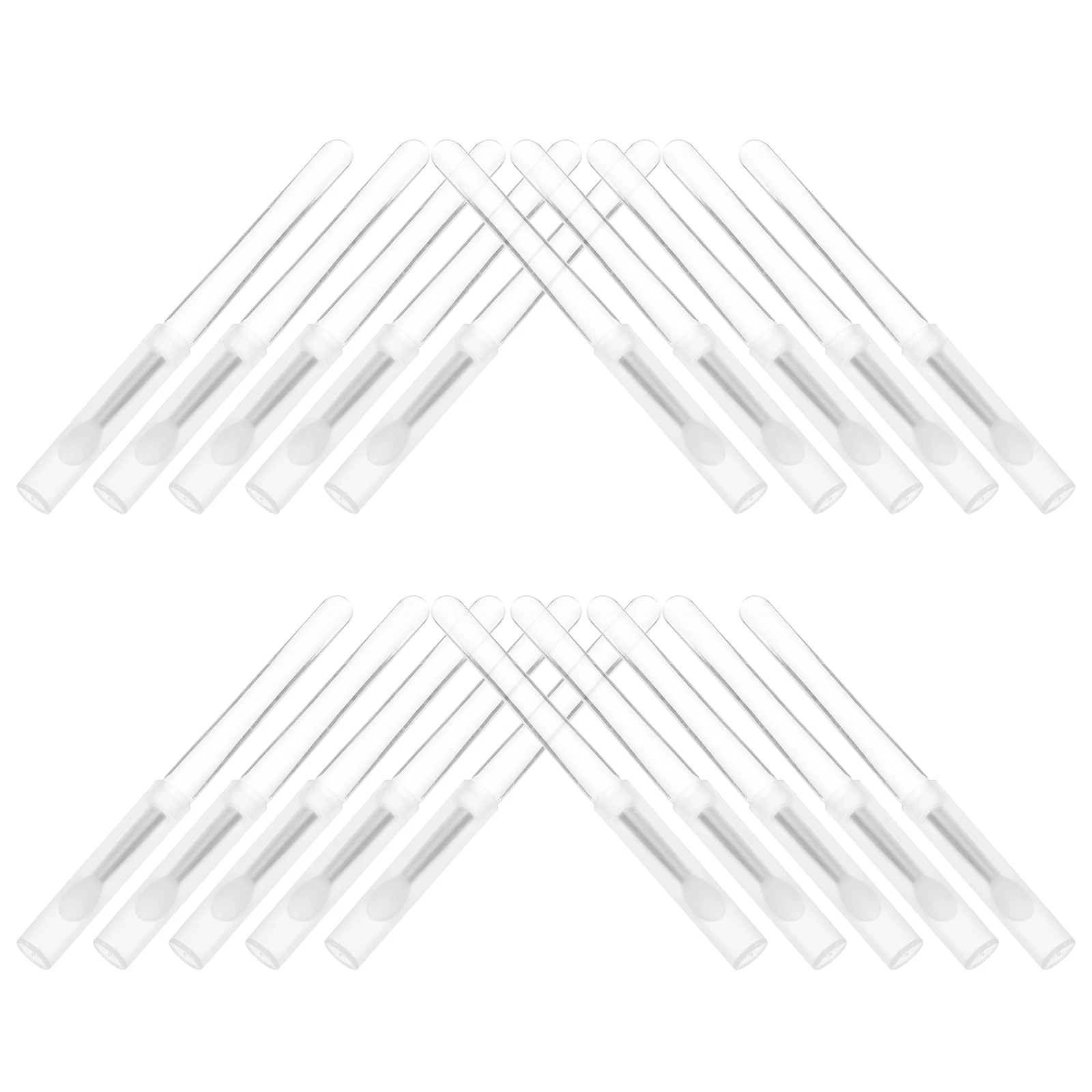 

20Pcs Reusable Professional Silicone Nail Art Brushes for Salon and Home Use in Various Nail Operations Reusable Makeup Brushes