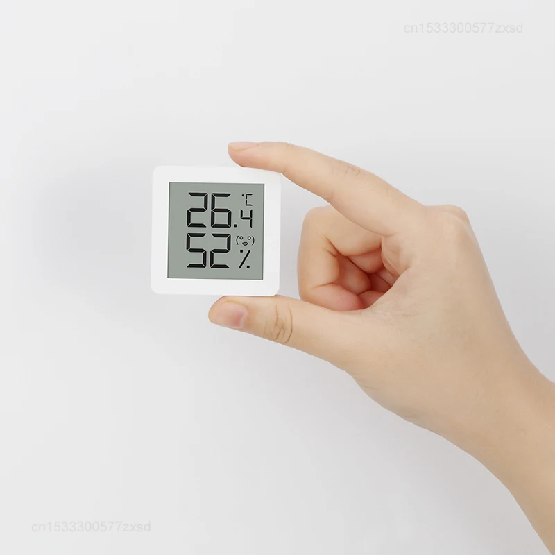 Imagem -03 - Xiaomi-termômetro Digital Elétrico Miaomiaoce Higrômetro Versão Mini Temperatura Sensor de Umidade Lcd Medidor de Umidade para Casa