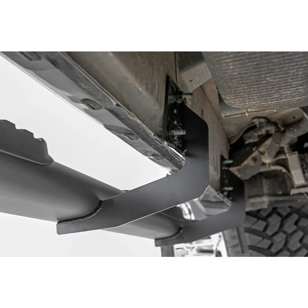 خطوات نيرف البيضاوية لـ Ram 1500 (2019-2025) 1500 TRX (2021-2024) Crew Cab - قضبان على طراز OEM مع خطوات جانبية مدمجة