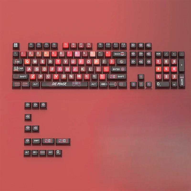 Imagem -02 - Chave Quatro Lados Diatermia Sublimação Asi Perfil Chave Tampa Batom sem Sinal Pop Citação Espaço Viagem Teclado Mecânico Keycap 120