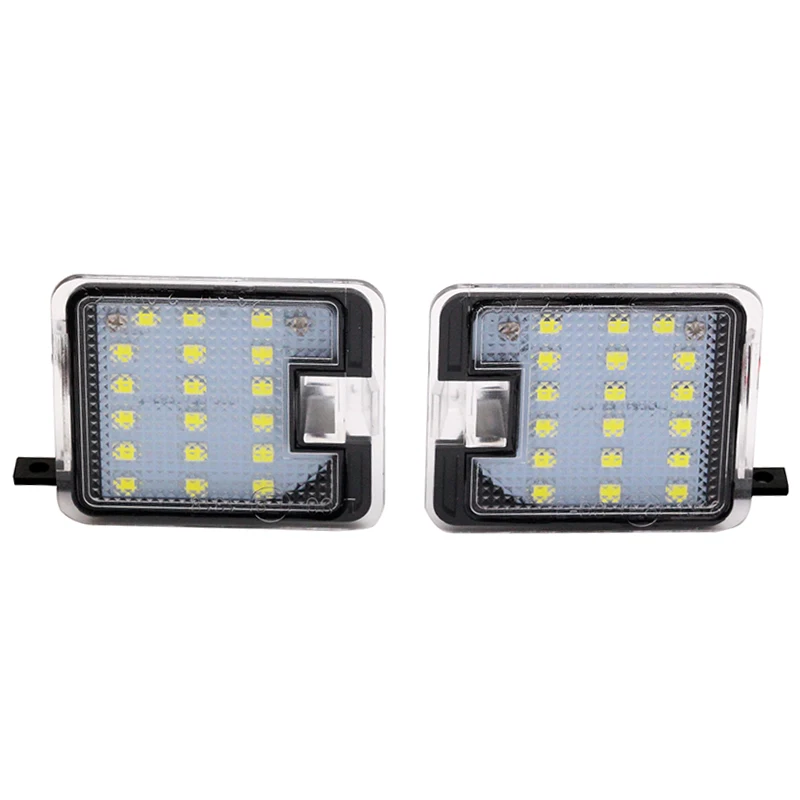 SUNKIA 2pcs/lot LED Side Mirror Pudlle Lights Ultra Bright 18 SMD For Ford Focus III/Kuga/Escape/Mondeo IV/C-Max