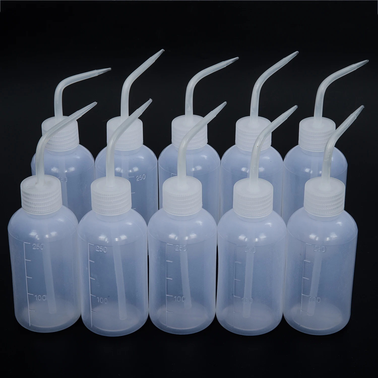 Hot sale 10pcs 250ml Tattoo Diffuser Green Soap Water Wash Squeeze Bottle Lab Non-Spray