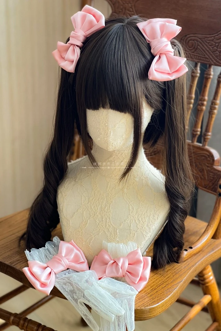 Originele Handgemaakte Lolita Boog Rand Clip Leuke Harajuku Kawaii Haar Accessoires Hoofdtooi