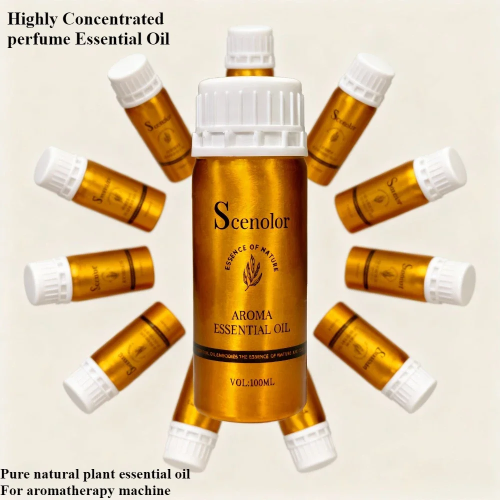 Olio essenziale di profumo da 100 ml, deodorante per ambienti domestici, diffusore di aromi, olio essenziale di marca famosa a base di piante pure