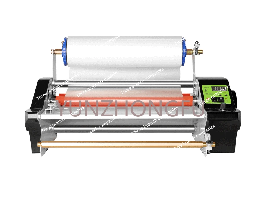 Automatic roll laminator for AB film sticker uv dtf  crystal label lamination phone book laminating machine