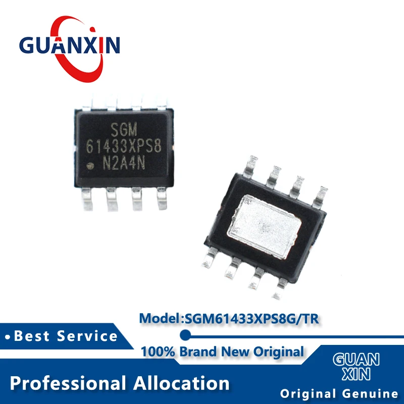 100% New  SGM61433XPS8G/TR SGM61433XPS8G SOIC-8 Marking SGM61433XPS8 SGM61433