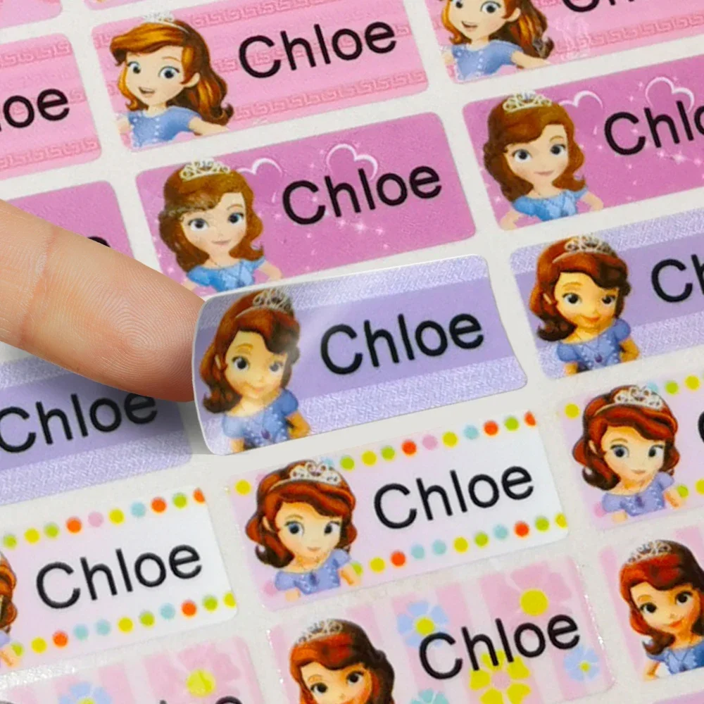 220pcs Waterproof Name Sticker Stationery Decals Personalized First Name Adhesive Label for Children Custom Bottle Tag for Kids