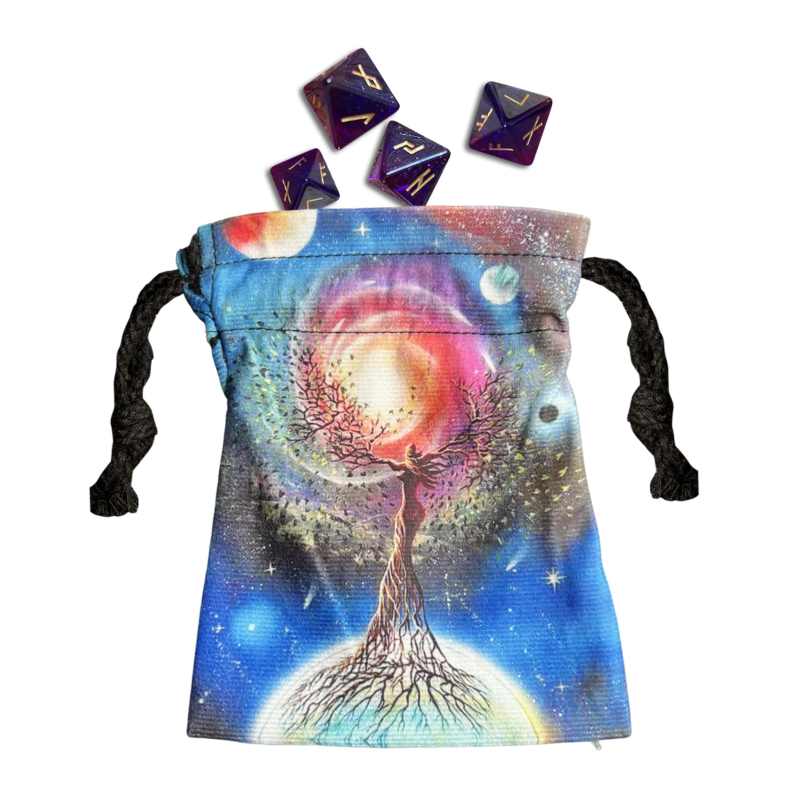 Tarot Card Holder Jewelry Bags Pouches 5.12 X 7.09in 5.12 X 7.09 Inch Jewelry Pouches For Storage Tarot Cards Necklace Earrings