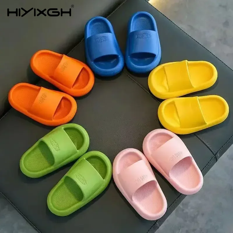 

Children Slippers Comfortable Summer Garden Beach Sandals Baby PVC Bathroom Shoes Non-Slip For Boys Girls