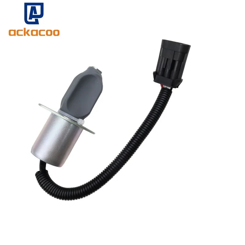 6681513 6681512 Fuel Shut Off Solenoid 12V for Bobcat 751 753 763 773 7753 853 853 863 873 883 A220 S70 S100 S130 S150 S175 S205