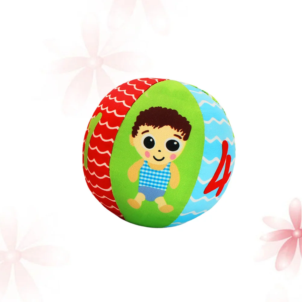 10X10Cm الطفل استيعاب الكرة الملونة اليد التنسيق العين التدريب للرضع التنمية الحسية التعلم المبكر اللعب أداة #3