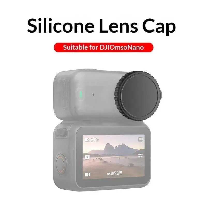 Soft Silicone Camera Lens Protective Cover Dustproof No Residue Left Universal Lens Cap for  Cameras Daily Photography Use