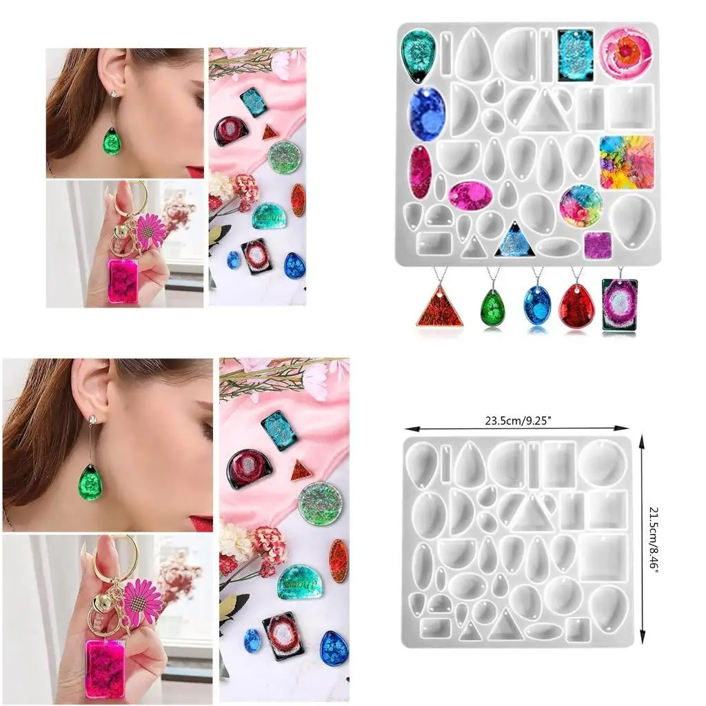 

J78F Ювелирные из ювелирных украшений Силиконовые формы ювелирных украшений смола кастинга для подвесной подвесной кулоны для