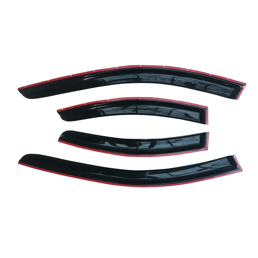 For VOLVO S40 S60 S70 S80 Car Side Window Visor Sun Rain Guard Shade Shield Shelter Protector Cover Frame Sticker Accessories