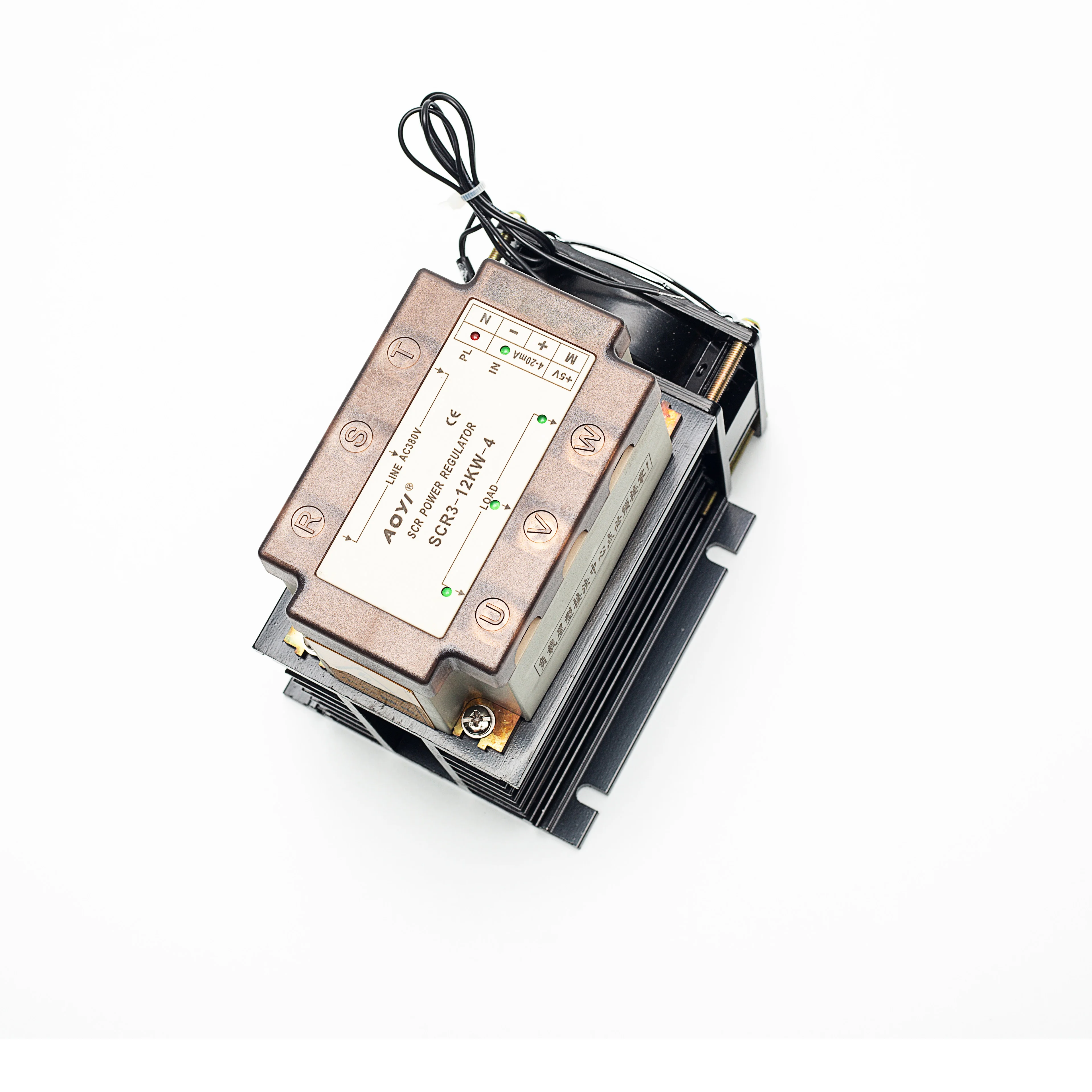 AOYI SCR3-KW-4 ثلاث مراحل الجهد الثايرستور مرحلة واحدة 380 فولت SCR منظم الطاقة