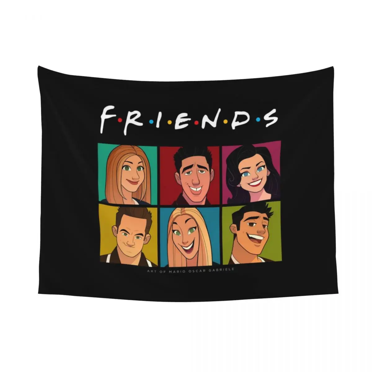 Cartoon Aime Friends Hippie Tapestry for Bedroom Decoration TV Show Tapestries Home Decor