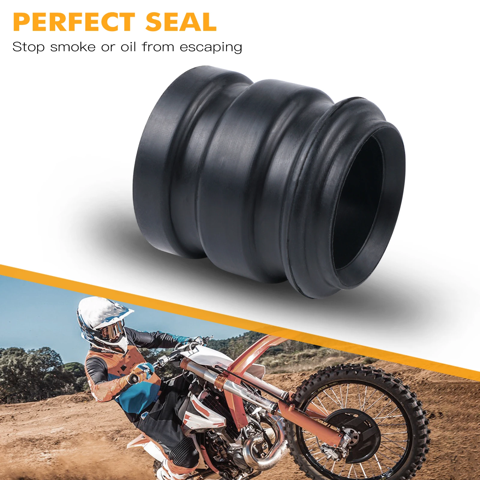 

NICECNC For Beta RR 300 RR 250 2013-2023 Motorcycle 29/31MM Exhaust Tailpipe Rubber Seal Joint For KTM EXC 300 250 1998-2016