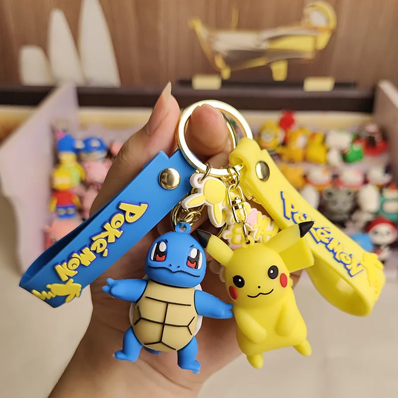 Mágikus Pokémon pikachu kulcs Futószalag aranyos reachable Hamis hang Olvasottság Medál Kreatív Emberpár Babaarcú de nem okos nő Kereskedés